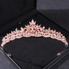 Tiara și Coroane Cristal Baroc Bentiță pentru Femei Petrecere Mireasă Nuntă Accesorii Păr Bijuterii Coroană Tiara Bentiță Cadou