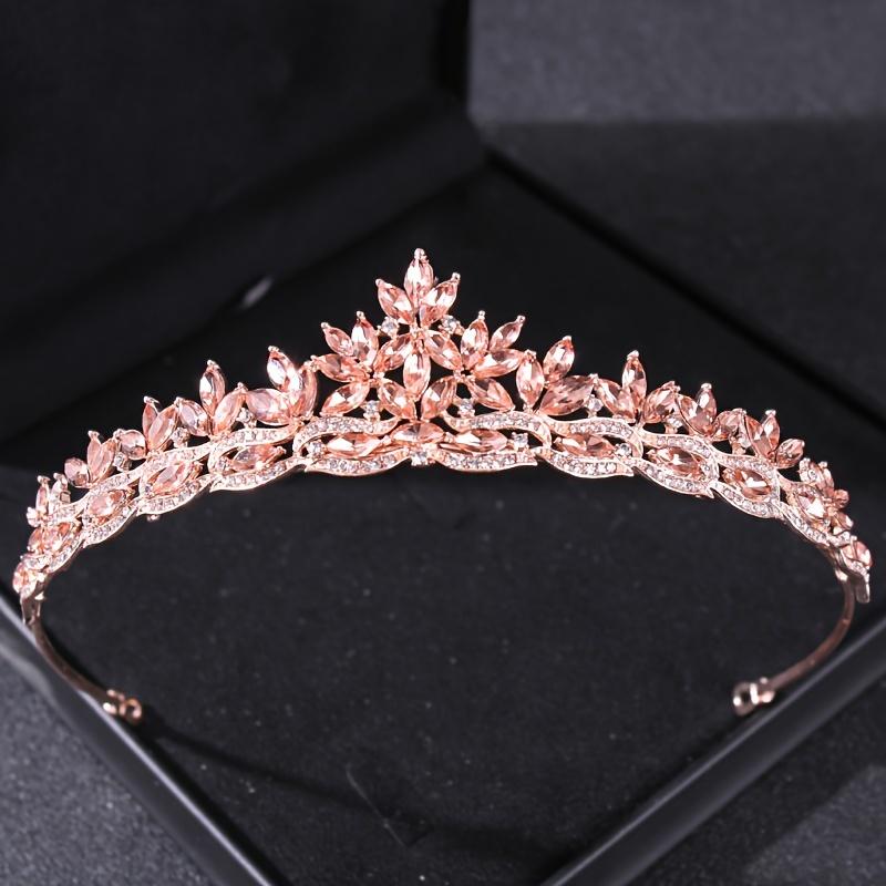 Tiara și Coroane Cristal Baroc Bentiță pentru Femei Petrecere Mireasă Nuntă Accesorii Păr Bijuterii Coroană Tiara Bentiță Cadou