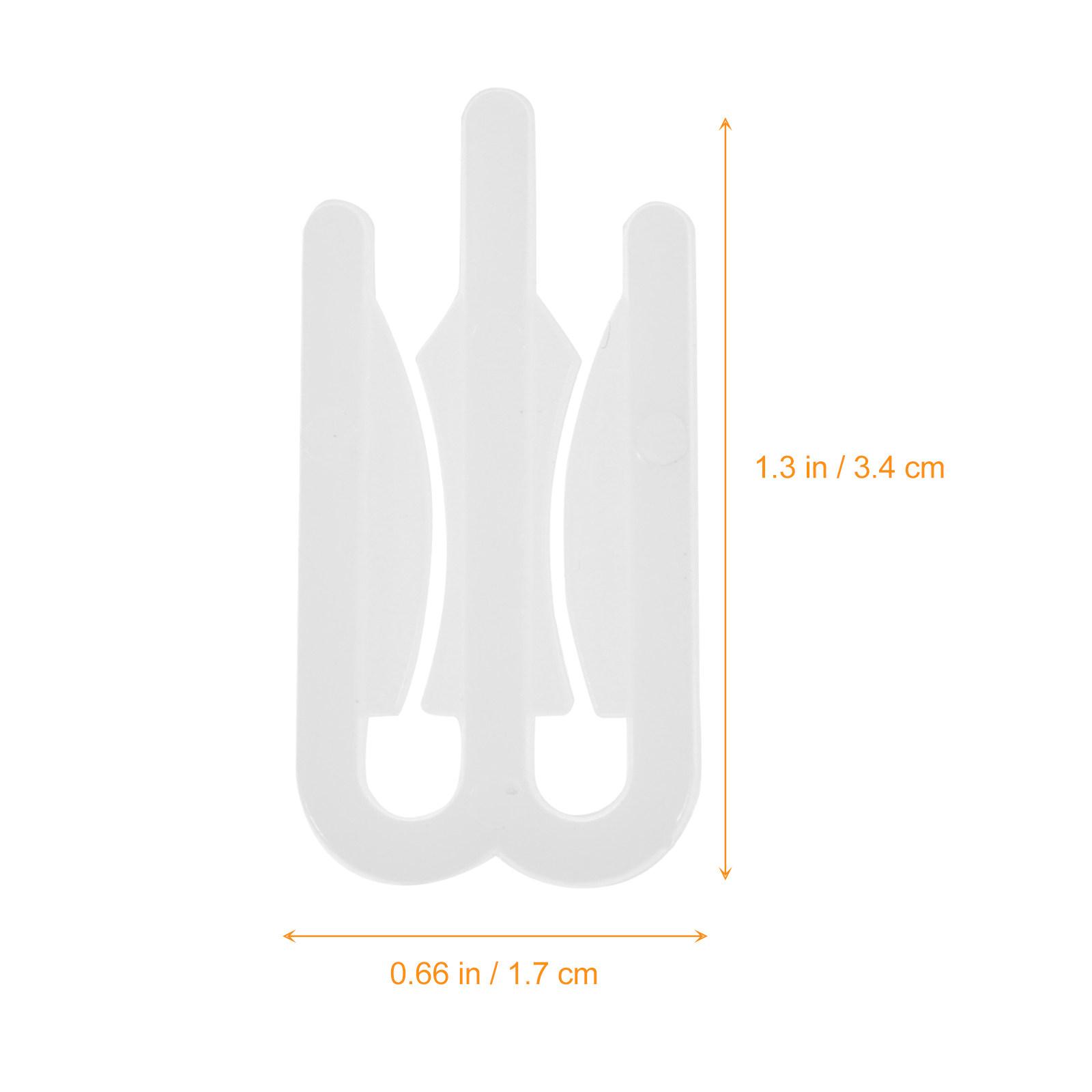 500Pcs Shirt Clip Heavy Duty Plastic