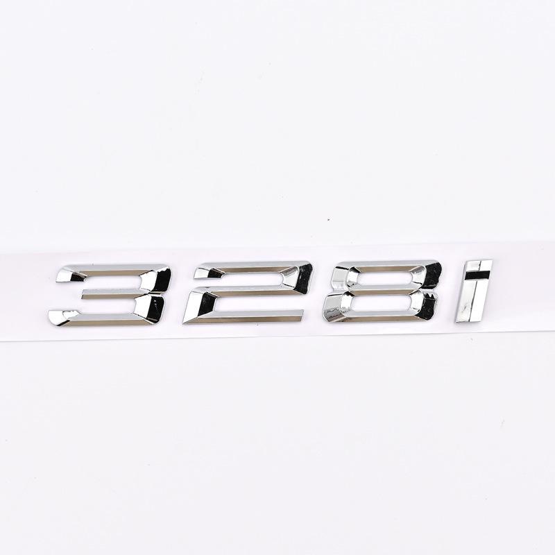 Applies to rear badges of older BMW 3 Series models: 316i, 318i, 320i, 325i, 330i.
