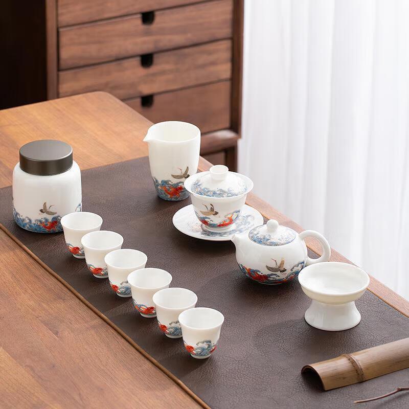 Dehua White Porcelain Gongfu Tea Set
