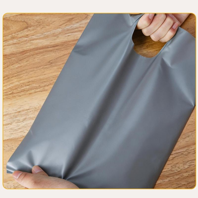 Double-layer Thickened Gift Tote Bag Flat Mouth Four Finger Plastic Pouch Clothing Cosmetics Accessories Shopping Packag Bags Multi-scenario Applicat