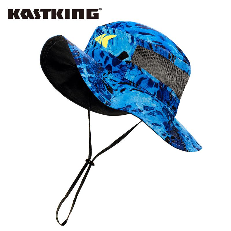 

KastKing Sun Protection Fishing Hat Breathable Outdoor Sports Hat Fishing Cap with Adjustible Chin Strap Fishing Apparel синій