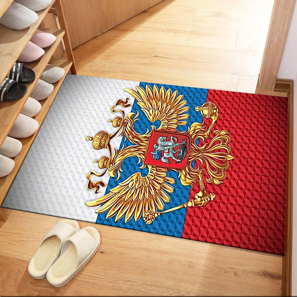 Russian Coat Of Arms Square rugs are a great choice for living rooms, bedrooms, home décor, and as gifts.