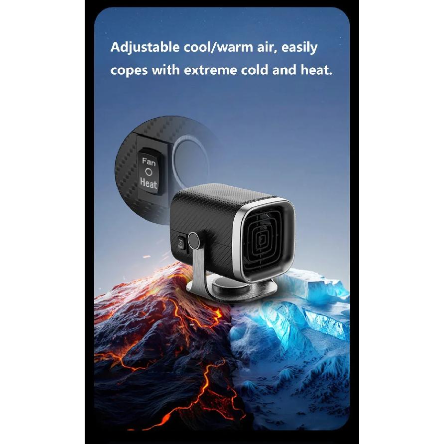12V/24V Car-Mounted Heater High-Power Portable Suitable For Car And Home Use Quickly Heats And Defogs The Car Windshield