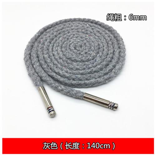 6mm Eight Strand Polyester Cotton Rope For Sports Pants Waist Rope, Clothing Drawstring, Dress Waist Rope, Shoelaces TJ21032