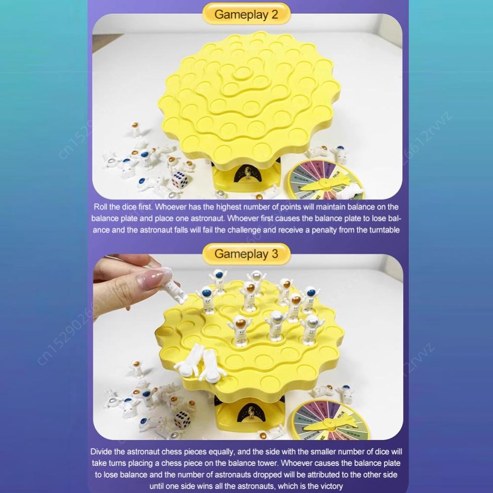 Gra Spaceman Balance Tree Interakcja rodzic-dziecko Gra planszowa do równowagi Zabawna gra dopasowująca równowagę Dekompresja dla przyjemności