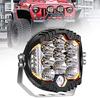 KAWELL 90W Fog Lamp, Angel Eye Headlight, LED Combo Light, Spotlight, Fog Lamp, LED Driving Light, IP68, Compatible with 12V and 24V, 1-Year Warranty,