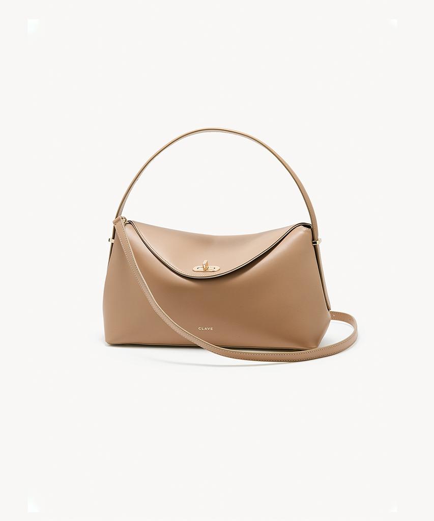 Clave Nicole Beige Tote Bag