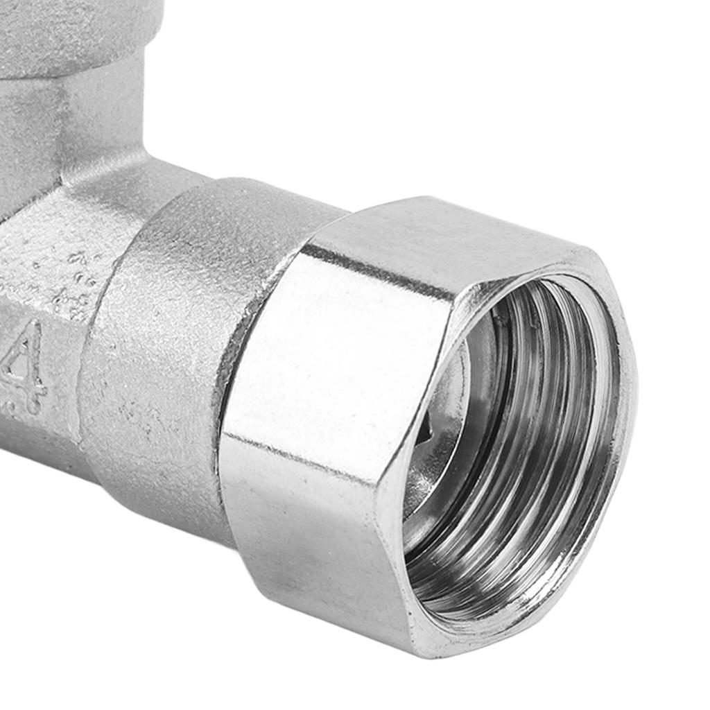 Conexión de tubería Codo en T de 3 vías Acero inoxidable 304 Conector de manguera Adaptador de tubería G1Celsius2 para Agua