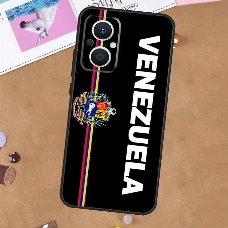 Venezuela Flag Coat Of Arms Phone Case For OPPO Reno 8T 2 3 4 5 Z 6 7 8 Lite OPPO Find X5 Lite X6 Pro X2 X3 Neo Cover