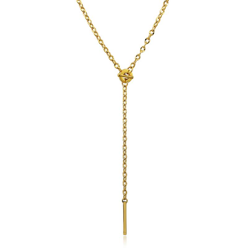

Rolo Chain Necklace Love Heart Pendant Long Chain Tag Charm Statement Necklace Toggle Lock Pendant Choker Necklace For Women