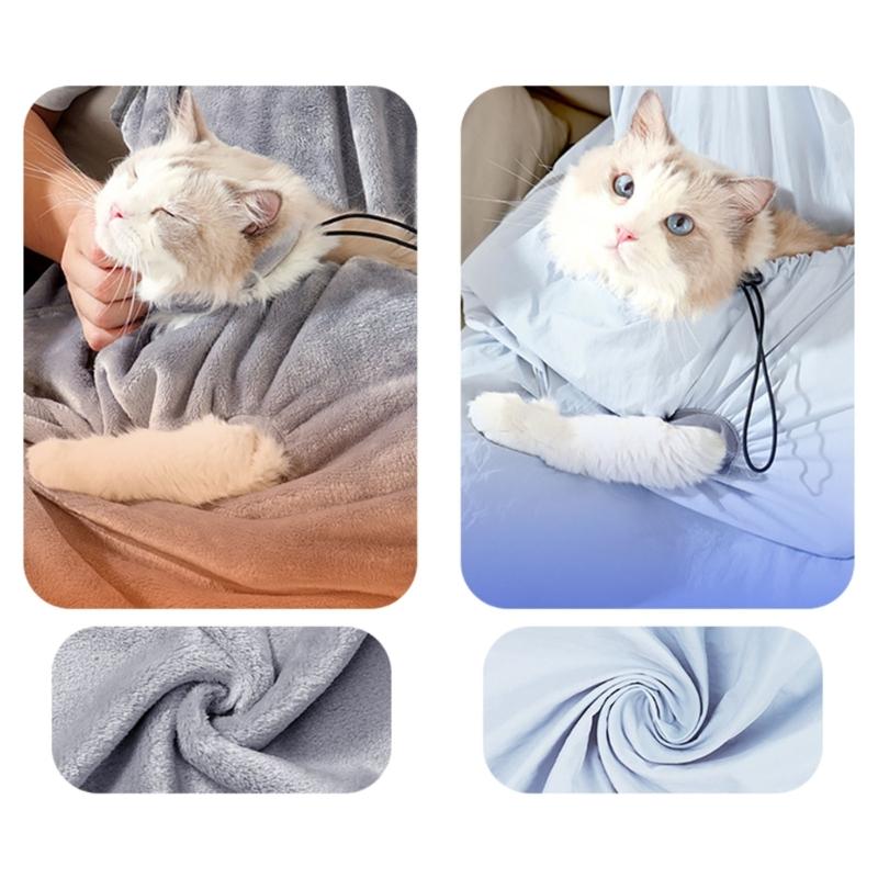 Hands Frees Cats Holder Hair Resistant Apron with Adjustable Strap Comfortable Breathable Carrying Bag for Pet