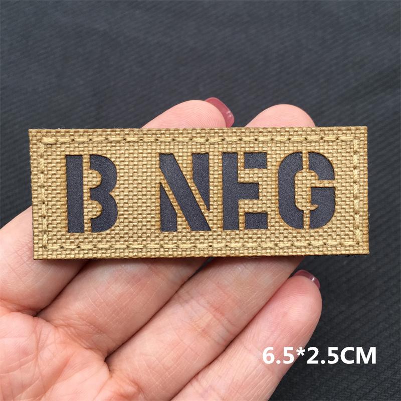 Multicam Ir Tactical Patches Blood Type Reflective Lsrael Flag Patches On Backpack Clothing Outdoor Badges Hookloop
