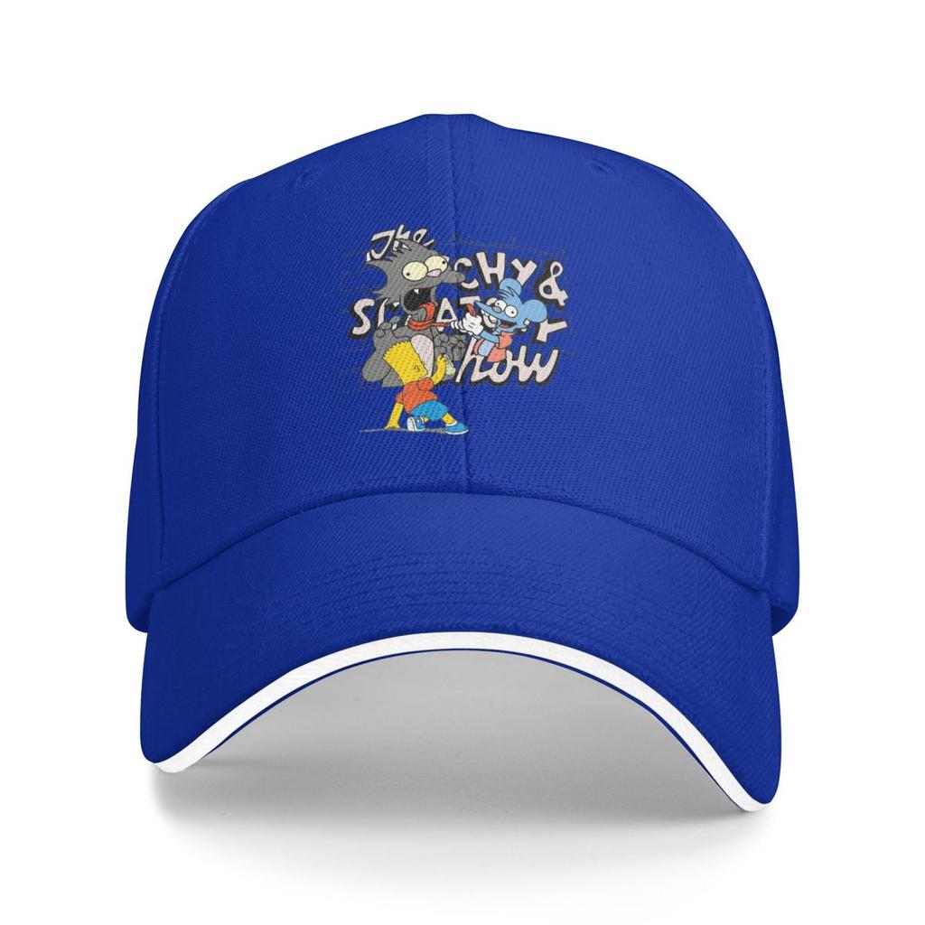 Unisex Baseball Hats The Itchy And Scratchy Show Cartoon Animation Streetwear Sports Baseball Caps Hip Hop Cap Casquette Hats
