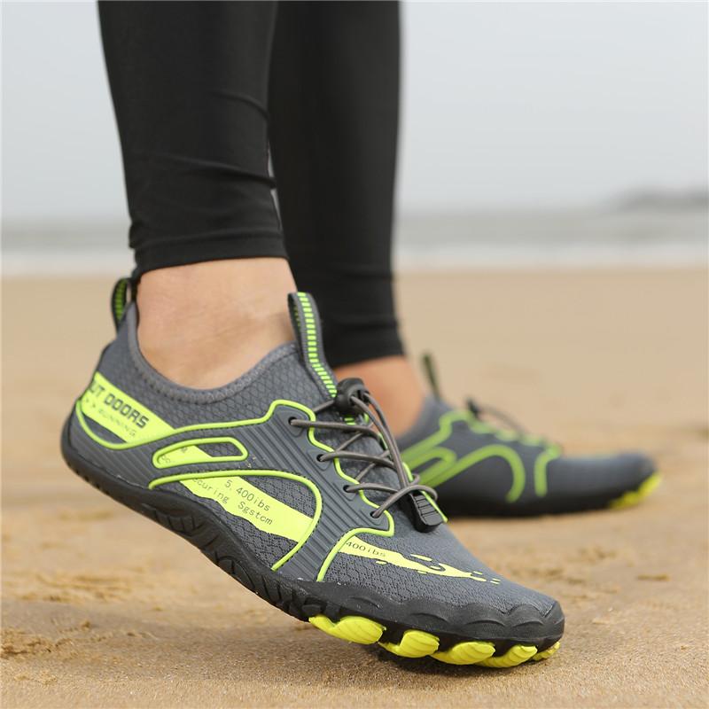 Atmungsaktive Wassersport-Schuhe Unisex Schnelltrocknende Watschuhe Rutschfeste Wasserschuhe zum Surfen Tauchen Angeln