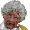 Old Man William Headgear, Old Lady Headgear, Wig, Elderly Mask, Halloween Imitation Human Latex Mask