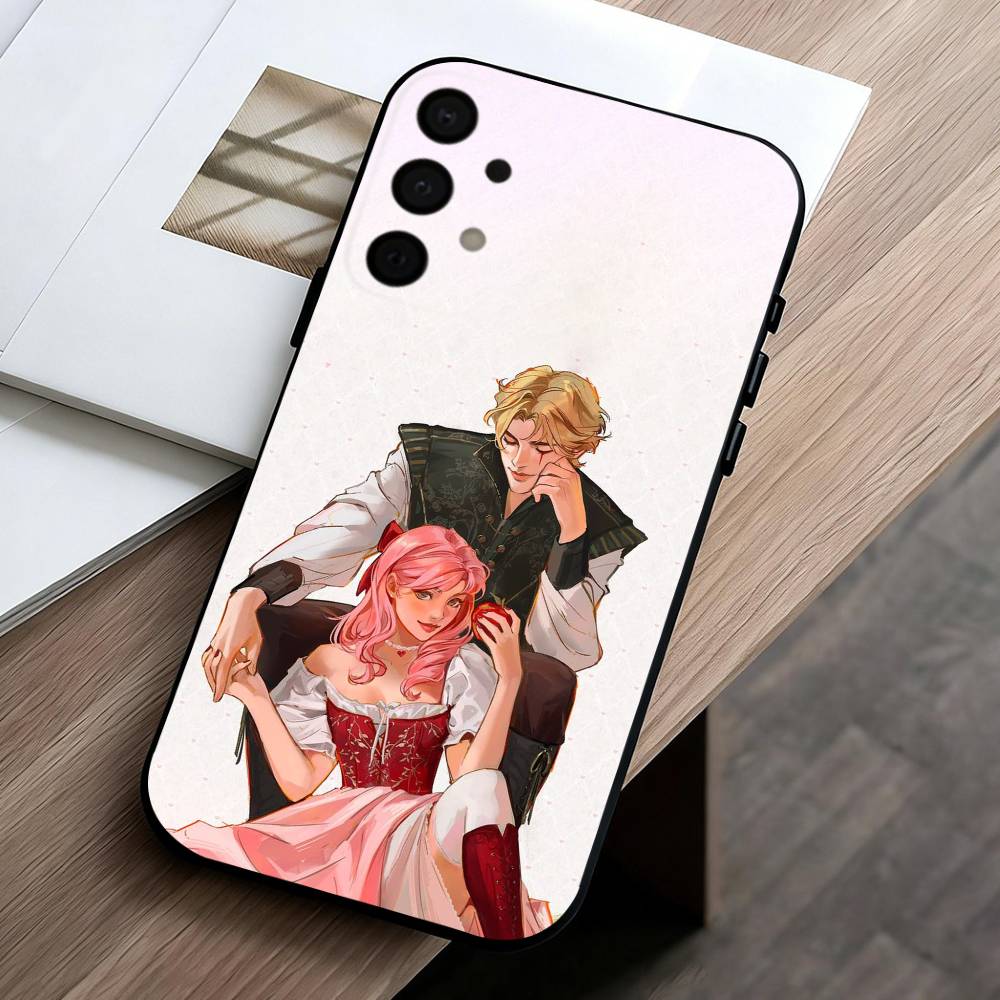 Once U-Upon a B-Broken H-Heart-T phone Case For Samsung Galaxy A73,A72,A71,A70,A53,A52,A51,Others Soft Black Shell