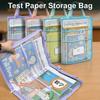Visible Test Paper Storage Bag A3 Large Transparent A4 Handbag  School Office Supplies