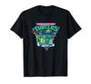 Teenage Mutant Ninja Turtles Retro Grid Surfing Van Logo T-Shirt