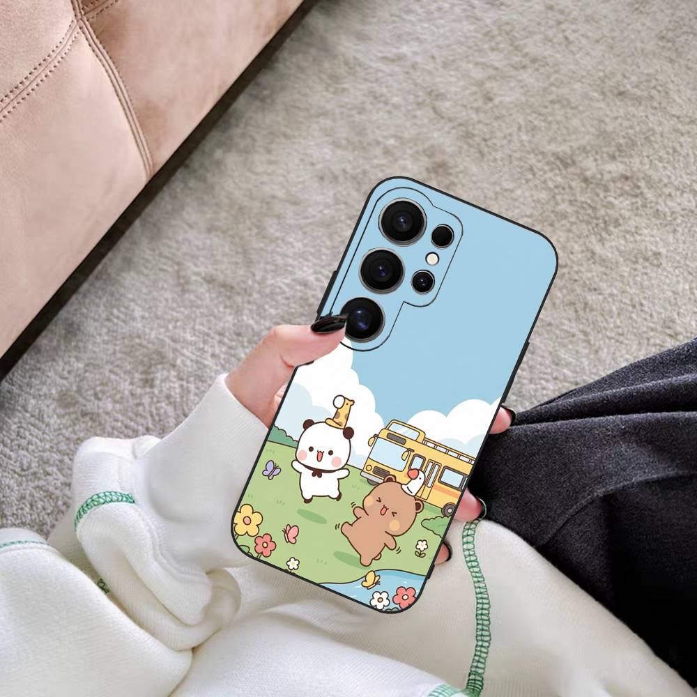 BuBu And DuDu Phone Case For Samsung S 24 Fe 25 Ultra Plus 20 Lite 21 30 22 23 24 22 Ultra 5G Fundas