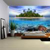 Ocean Art Tapestry Dream Sea World Wall Hanging Bedroom Decor Psychedelic    Curtain Background Room