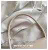 2024 Summer Women's Retro French Texture Shiny Shoulder Bag