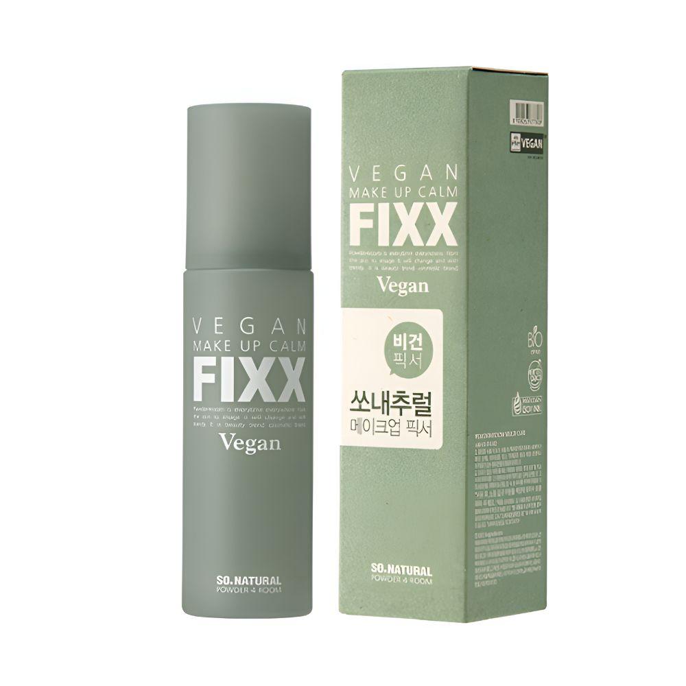 SO NATURAL Vegan Makeup Calm Fixer 100ml Hydrating Soothing Setting Spray