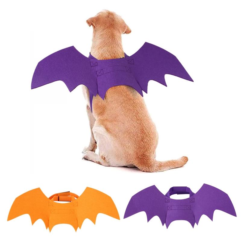 Halloween Costumes for Dogs and Cats Pet Bat Costume Holiday Decoration