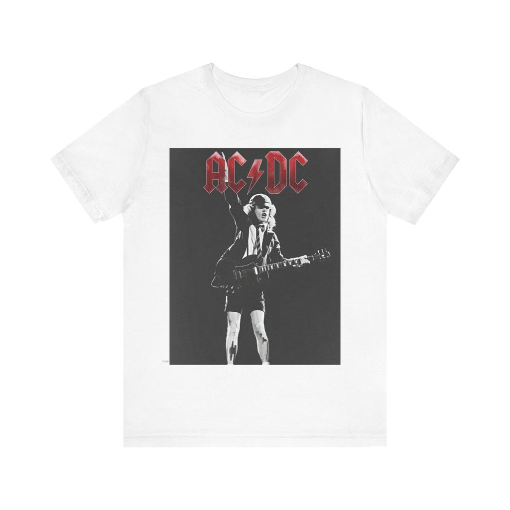 AC-DC Metal Rock  T-Shirt Men Women Short Sleeve Cotton Tees Retro Hip Hop Acdc T-Shirt Unisex Clothing Y2k Tops Streetwear