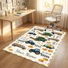 Celebration Party Theme Crystal Velvet Rug Personalized Custom Name Text Soft Floor Mat Home Decor