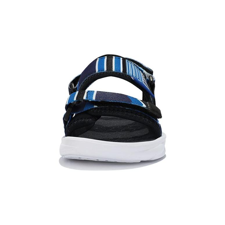 Li Ning Pohodlné všestranné dětské sandály Dětská obuv Černá Modrá YKUQ016-5