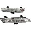 Car Daytime Running Lights Set (Left & Right) for Renault Clio IV 2017-2020 Replacement for 266051034R 266007864R