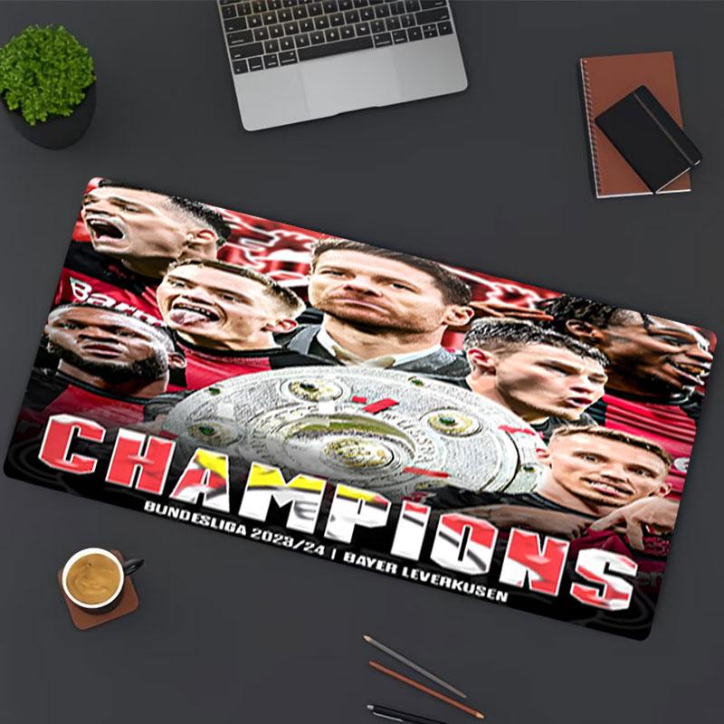 Podkładka pod mysz z nadrukiem Bayer 04 Leverkusen, do klawiatury, laptopa, PC, do biura, domu, dekoracja biurka, idealny prezent urodzinowy dla graczy