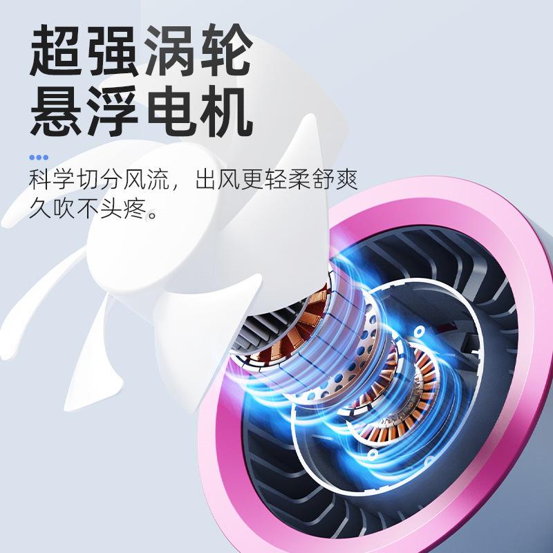 Turbo High Speed Quiet Mini Fan, Wall Mount or Desktop, Portable Rechargeable Table Circulator Fan for Home