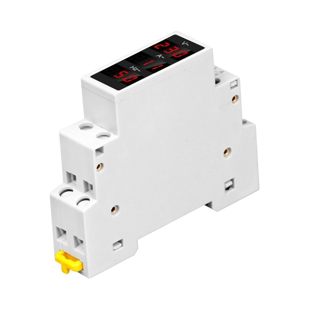 Compact and User Friendly Din Rail Voltmeter Ammeter HZ Meter for AC80500V