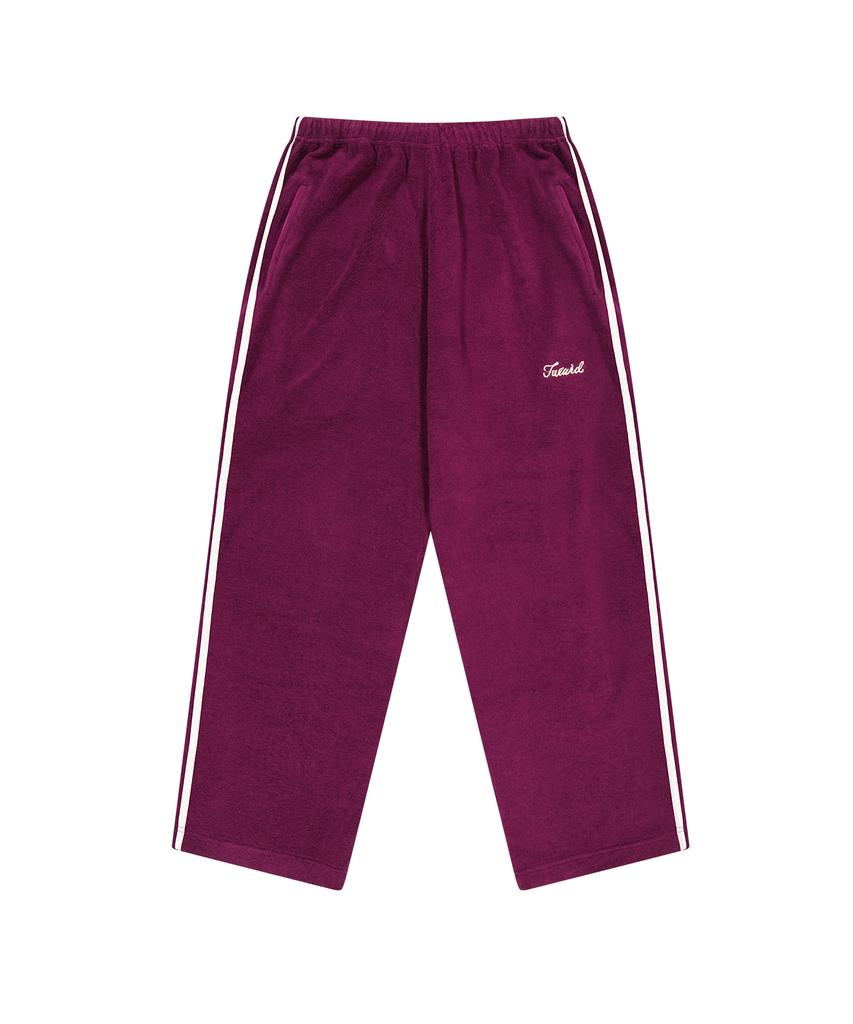 TUEWID Tuewid Retro Sweatpants Wide Fit In Plum