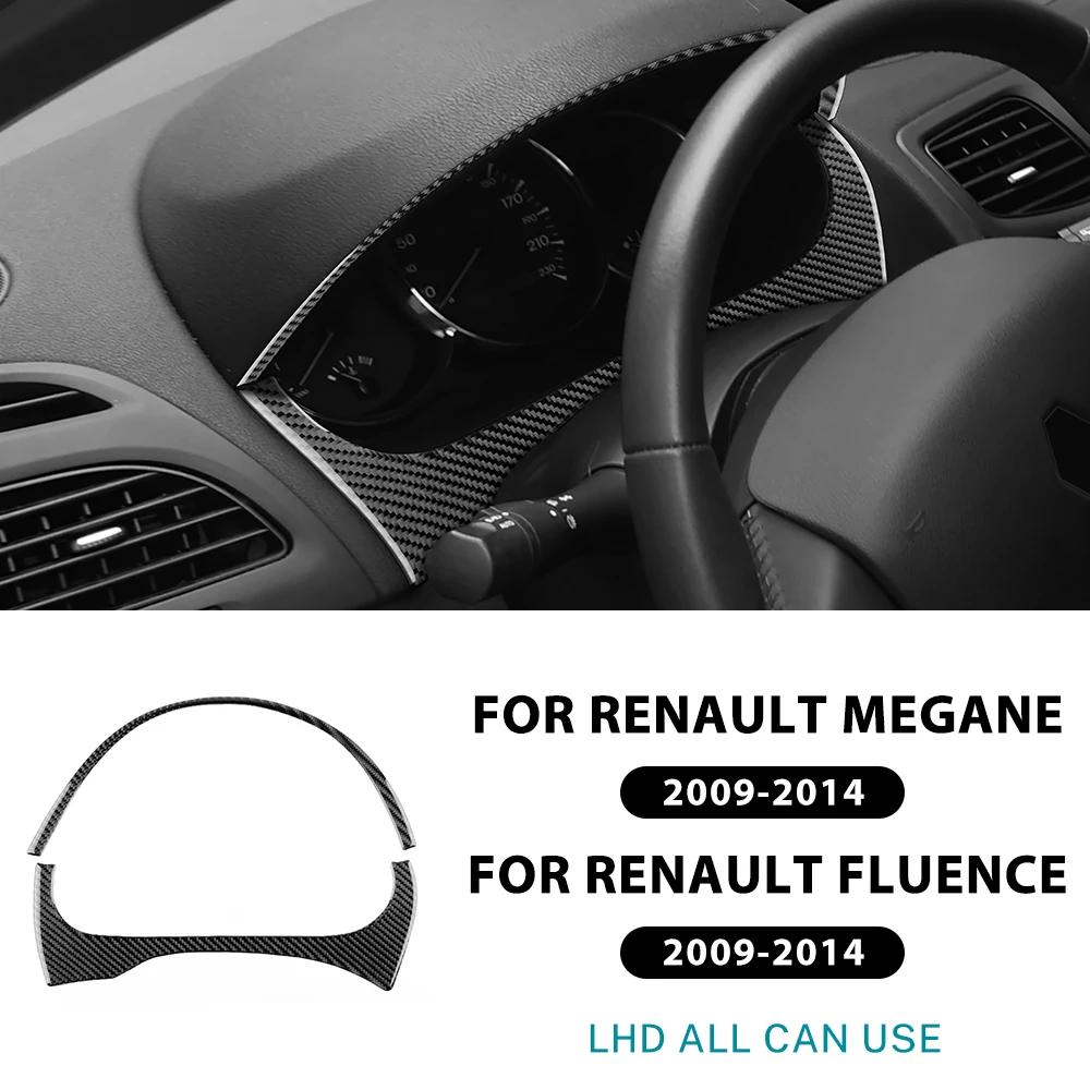 

Для Renault Fluence Megane RS 2009 2010 2011 2012 2013 2014 2015 Наклейка из настоящего мягкого углеволокна LHD RHD Автомобильная накладка на приборную панель