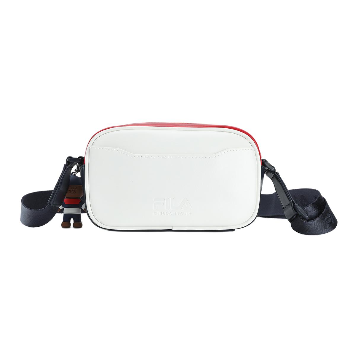 New FILA ORIGINALE Elastane Shoulder Bag Crossbody Bag Regular Women s White Red F13W529161FNV 19166114CM 5433₽