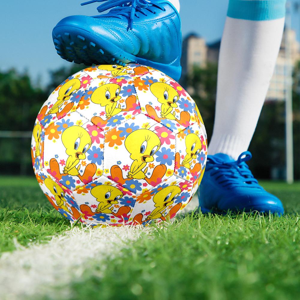 Tweety Bird Theme Size 5 Soccer Ball, Suitable for Both Indoor and Outdoor Matches, a Gift Suitable for Everyone.