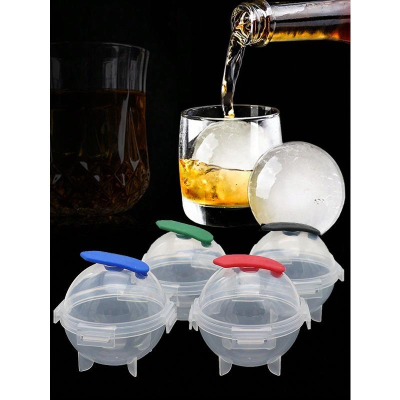 Plastic Whisky Ice Ball Maker, Round Ice Ball Mold 1pc random color
