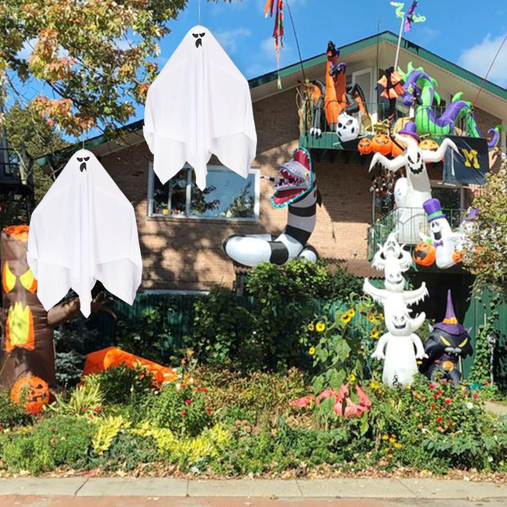 Fabric Creative Ghost Hanging Ornaments For Halloween Haunted House Party Decoration