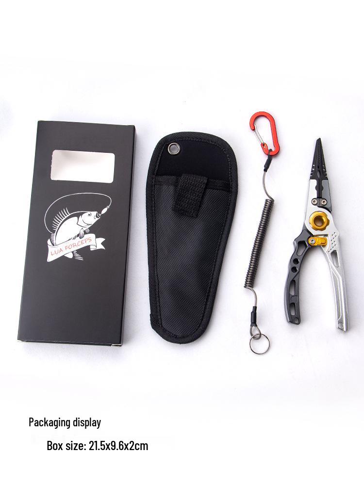Aluminum Alloy Multi-functional Fishing Pliers Set with Lure Hook Remover
