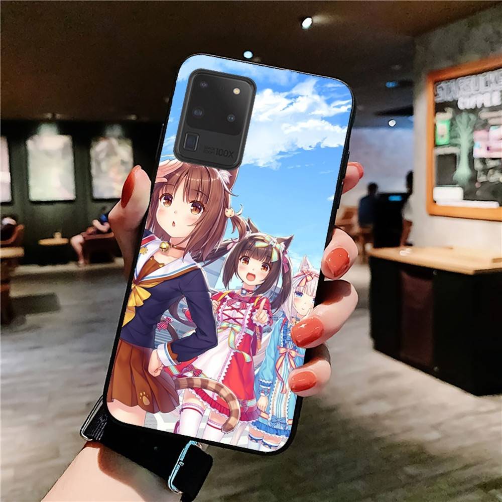 Classic Beautiful Girl NEKOAPARA Game Phone Case For Samsung S 9 10 20 21 22 23 30 23 24 Plus Lite Ultra FE S10lite Funda
