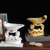 Engel Figur Schreibtisch Ornament Bonbonschale Kunstharz Kleine Engel Statue Putto Skulptur für Bürotisch Wohnzimmer Schlafzimmer