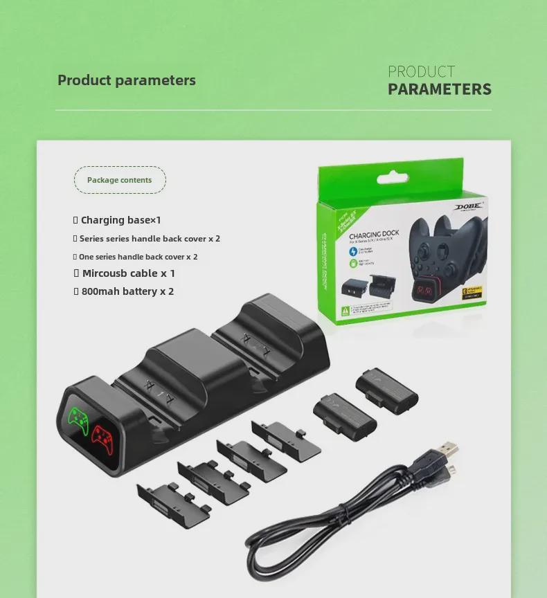 Xbox Series S/X & One S/X Controller Dual Charger with LED