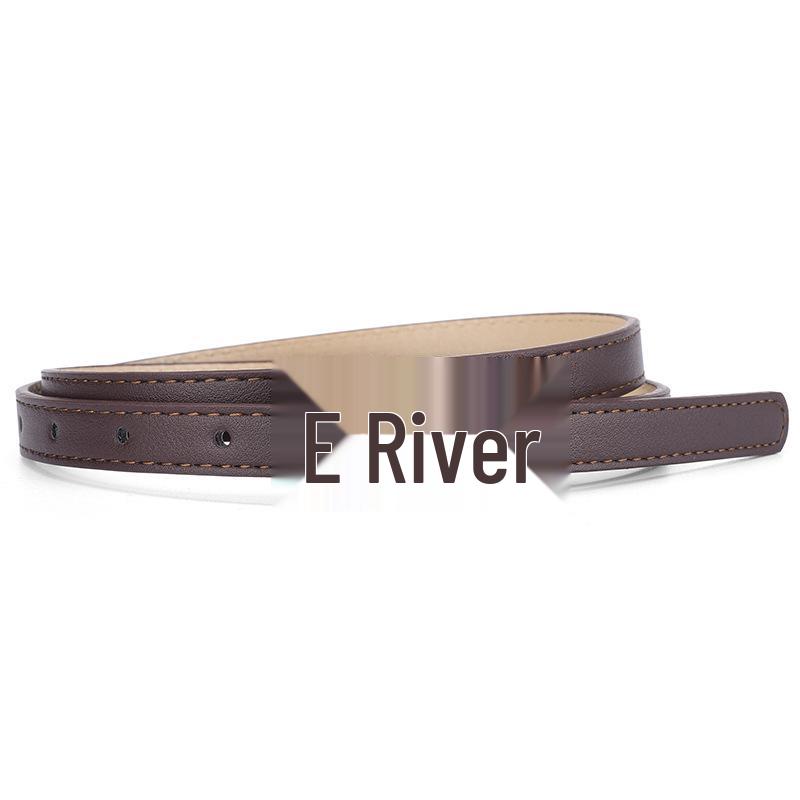 Women's Retro Slimming Leather Belt - High-End, Simple, Decorative Waist Belt for Jeans