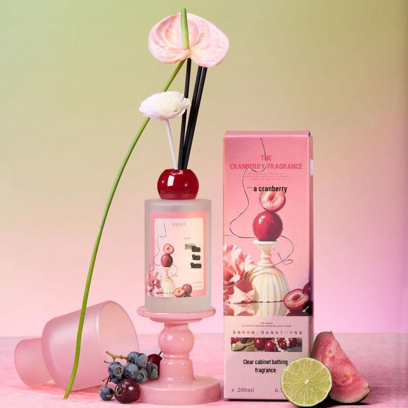 Qingzhi Muxiang Apple-Scented Flameless Aroma Diffuser - Long-lasting Home & Bathroom Fragrance.