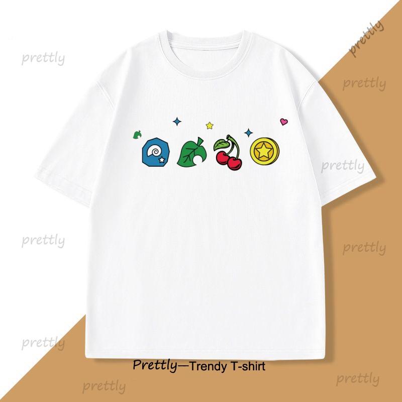 Animalcrossing Tshirt Unisex Unisex Gamer Graphic Tees Tshirt Cotton High Quality Printed Tshirts Tee Loose Short Sleeve Clothes