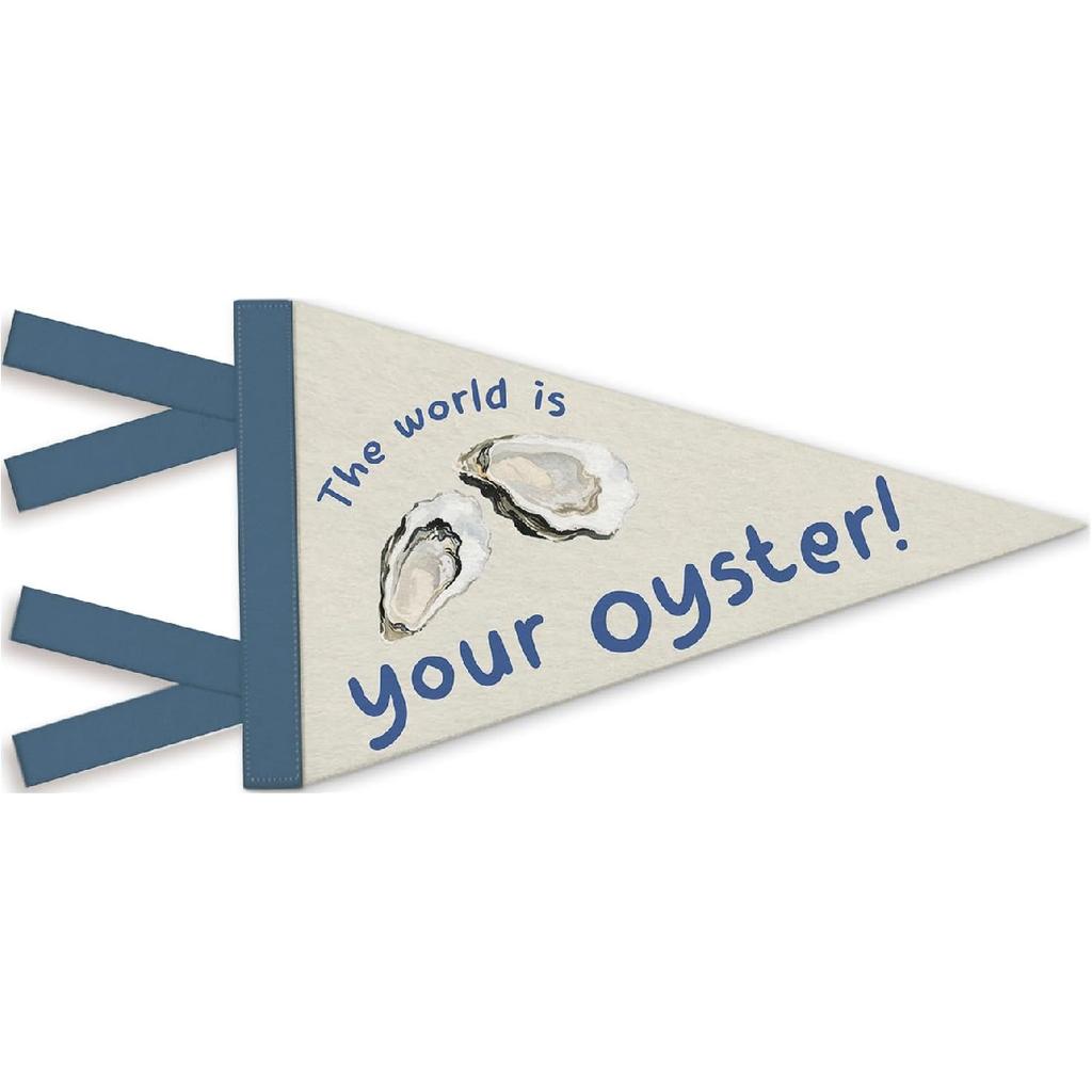 Coastal Granddaughter Room Decor, Surf Pennant Felt Banners Flags, Nautical Coastal Ocean Nursery Wall Hanging Banner for Toddler Girls Room Bedroom